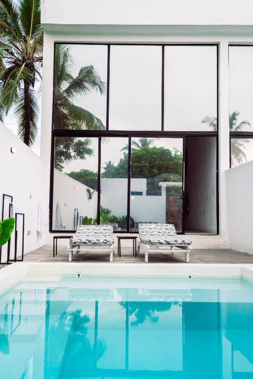 Bazén v ubytování Trio Villas Watamu nebo v jeho okolí