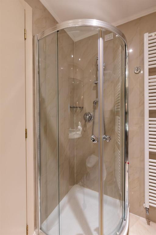 Koupelna v ubytování Noventa Hotel