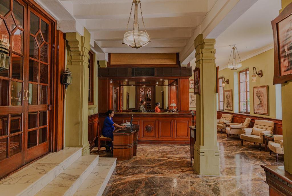 Vstupní hala nebo recepce v ubytování Ajit Bhawan - A Palace Resort