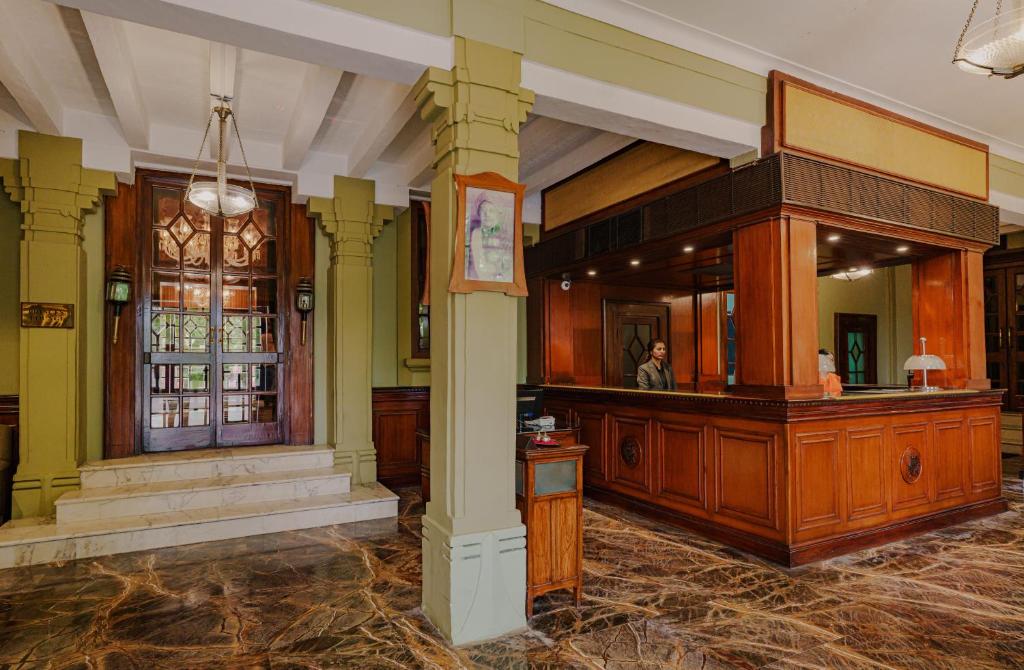 Vstupní hala nebo recepce v ubytování Ajit Bhawan - A Palace Resort