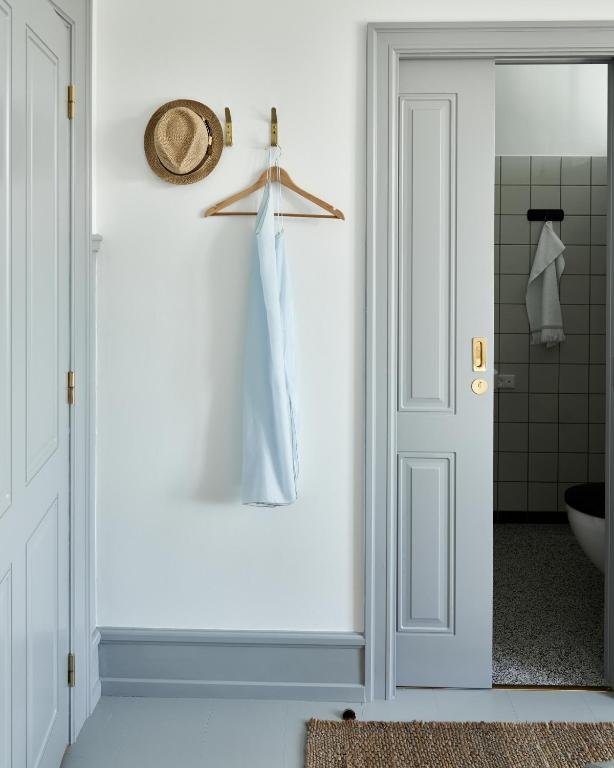 Koupelna v ubytování Hotel Ny Hattenæs