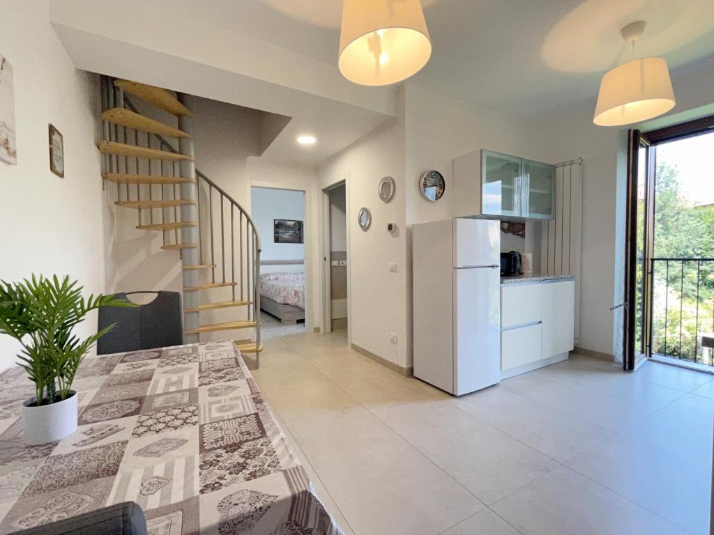Η κουζίνα ή μικρή κουζίνα στο Appartamento con balcone affascinante a Cadorago
