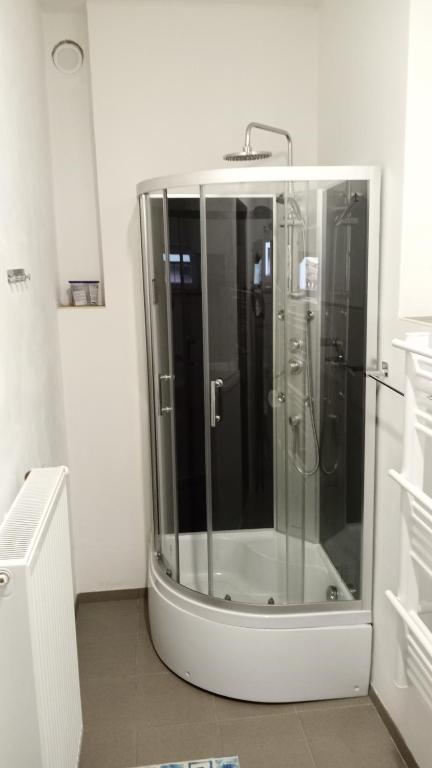 Koupelna v ubytování Apartmány u Martina