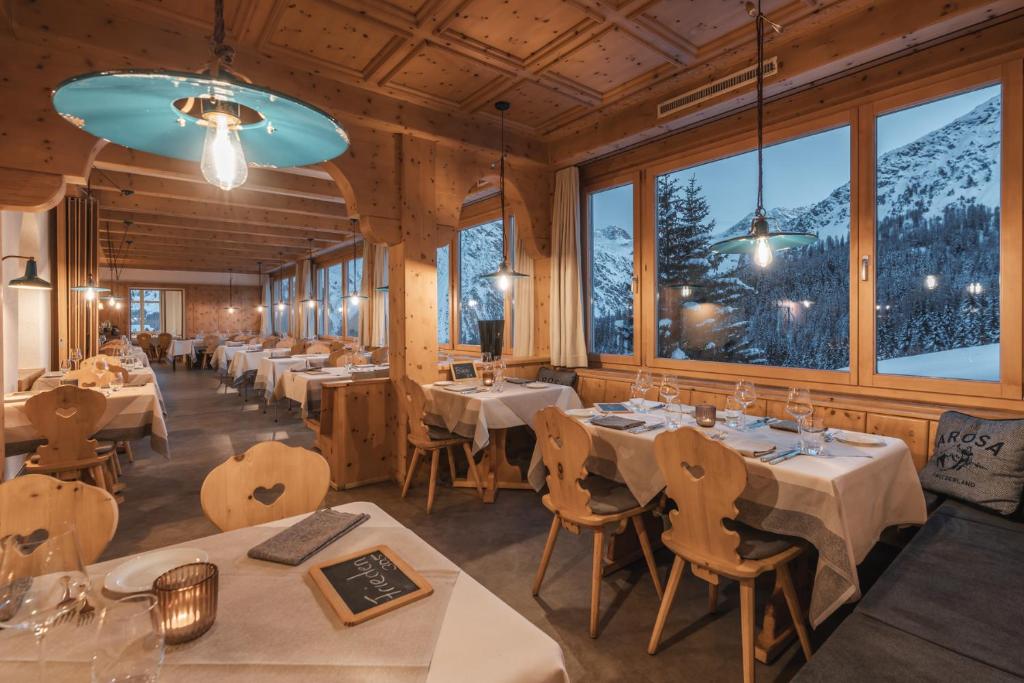 Restaurace v ubytování Hotel Alpensonne - Panoramazimmer & Restaurant
