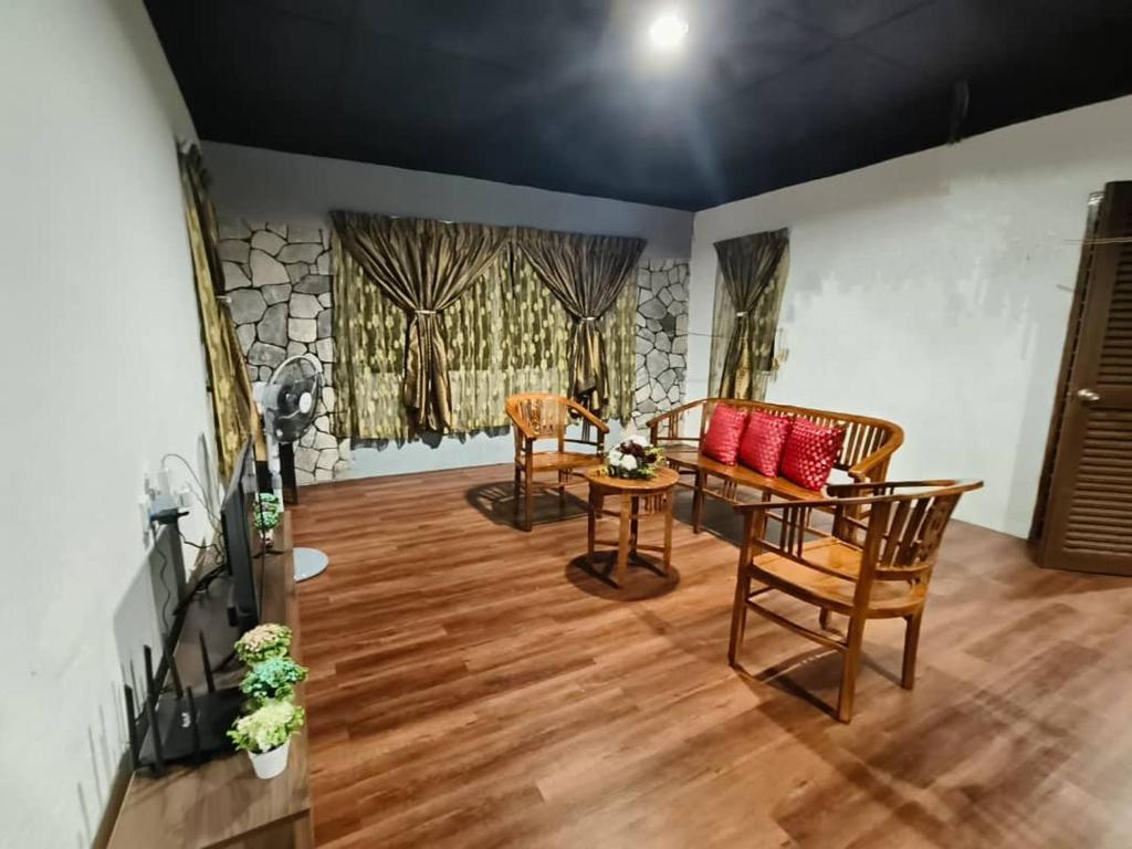 Posezení v ubytování 1 Hati Homestay Sepang