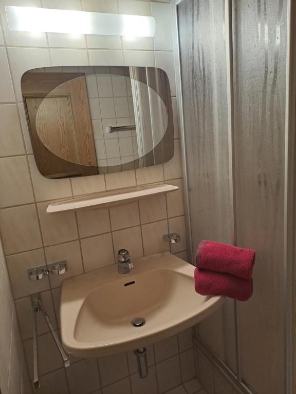 Kúpeľňa v ubytovaní Ferienwohnung Nancy