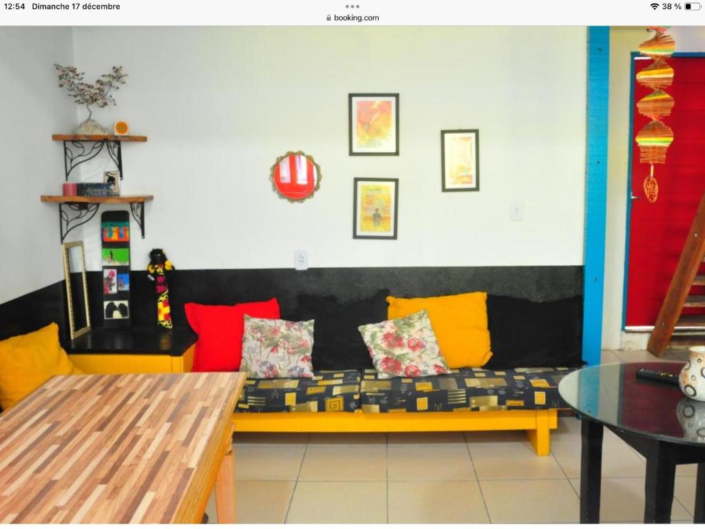 Posezení v ubytování Nomads Trek Hostel Agência