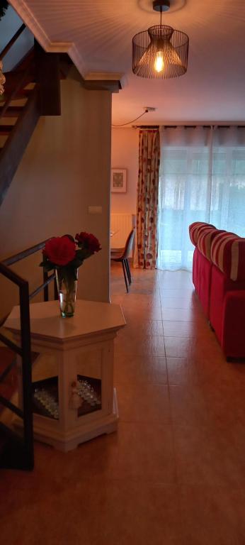 Posezení v ubytování Casa Rotella