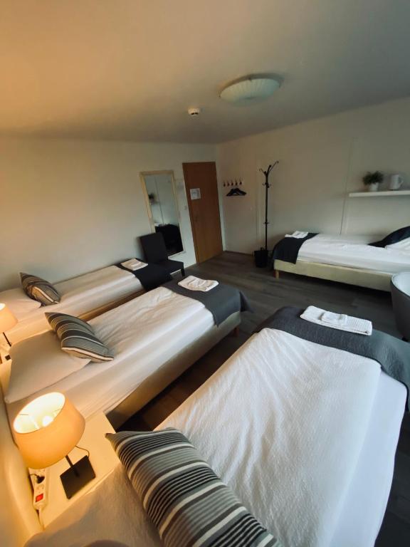 Postel nebo postele na pokoji v ubytování Guesthouse Carina