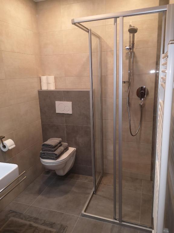 Kúpeľňa v ubytovaní Haus Grugger Appartements
