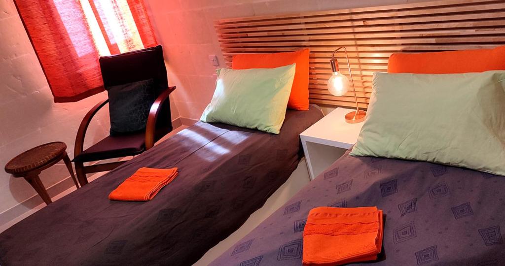 Postel nebo postele na pokoji v ubytování Unique New Apartment - Victoria - Gozo