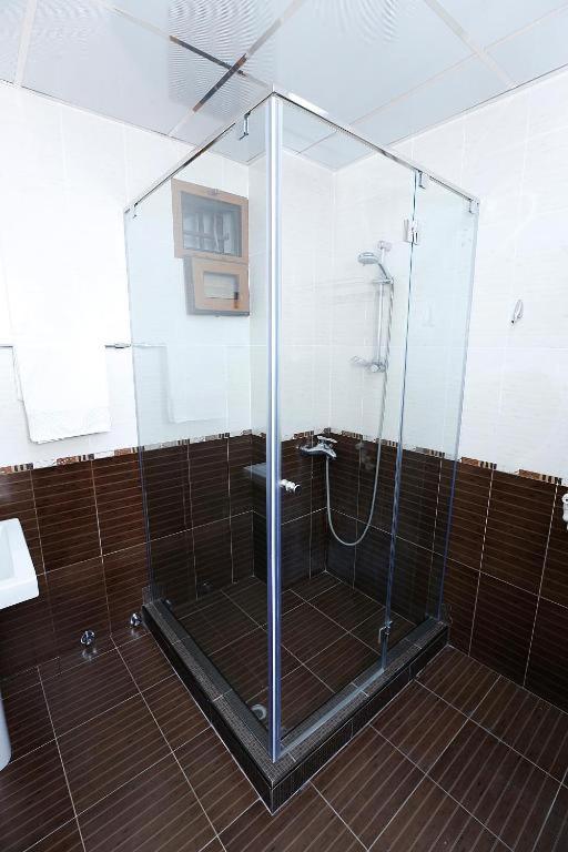 Koupelna v ubytování Yard Guesthouse