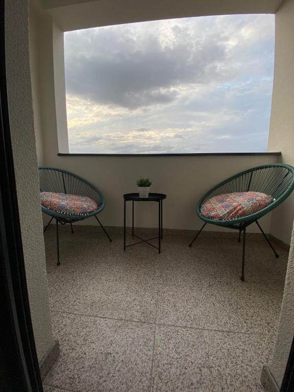 Balkón nebo terasa v ubytování Lilyy lux