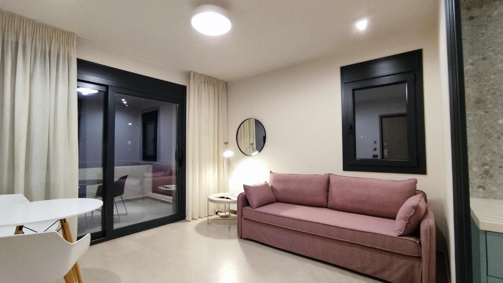 Posezení v ubytování Aillo Living Spaces