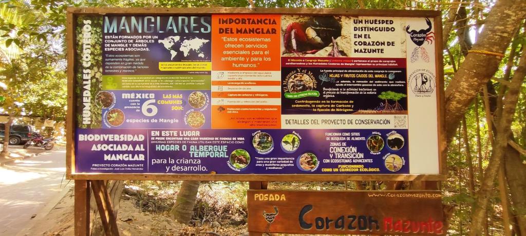 Certifikát, hodnocení, plakát nebo jiný dokument vystavený v ubytování Posada Corazon Mazunte - Natural Vibe Satori