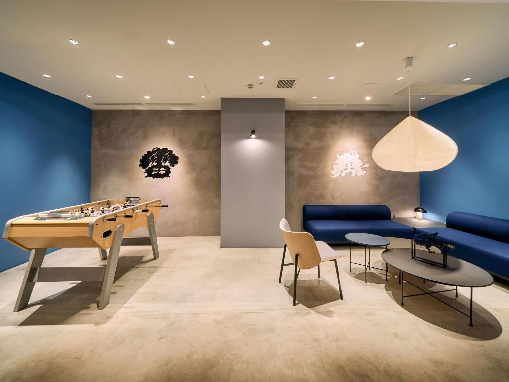 Posezení v ubytování Hotel Plus Hostel TOKYO ASAKUSA 1