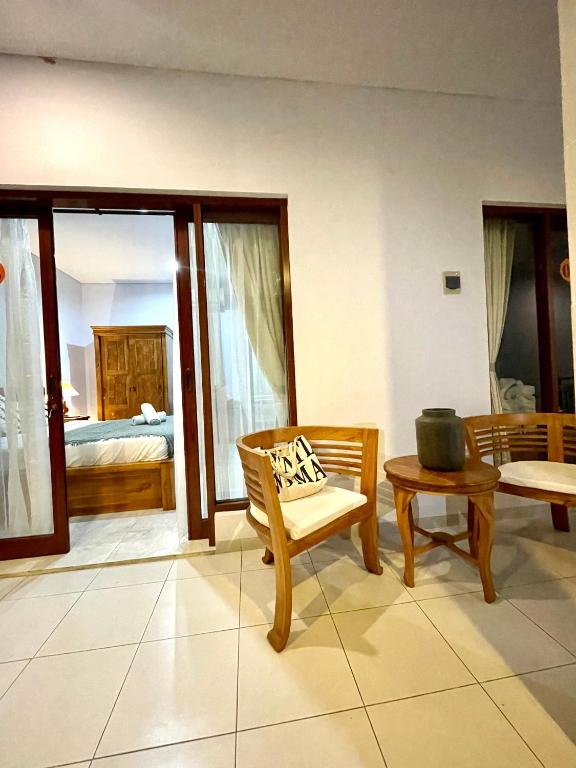 Posezení v ubytování Chua Guest house Canggu
