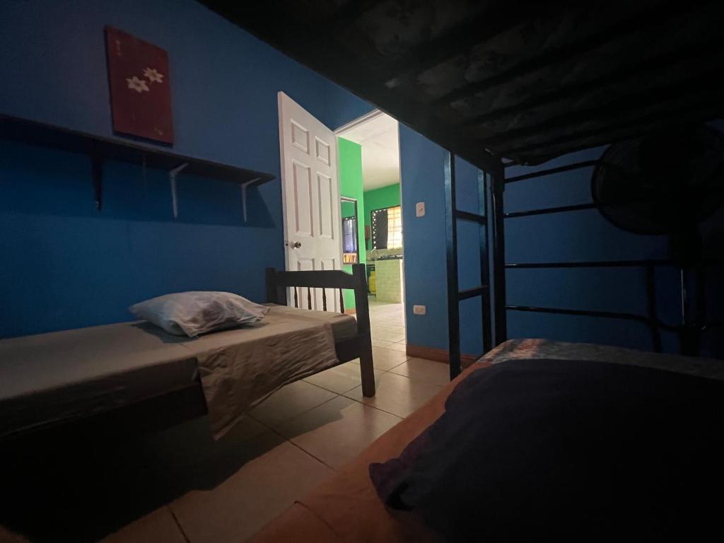 Postel nebo postele na pokoji v ubytování Las Casitas de Playa Ne gra