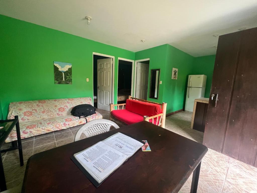 Posezení v ubytování Las Casitas de Playa Ne gra