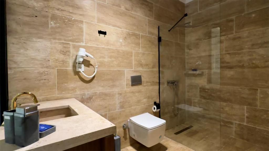 Koupelna v ubytování İskelem Otel