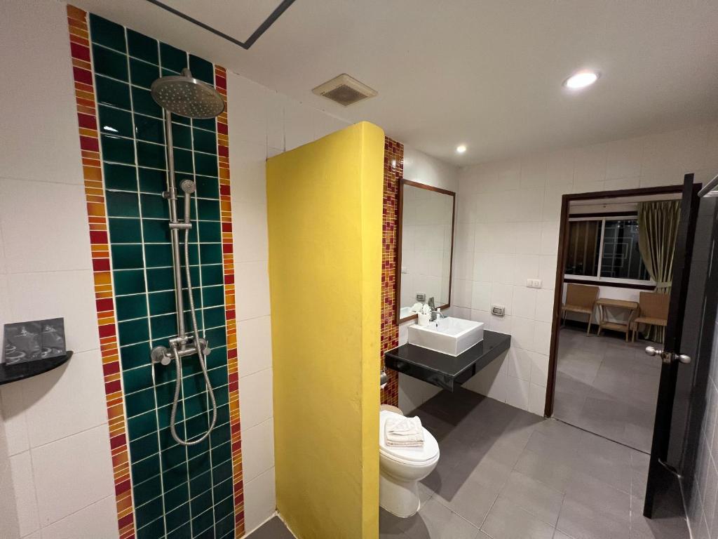 Koupelna v ubytování Zephyr Grand Hotel