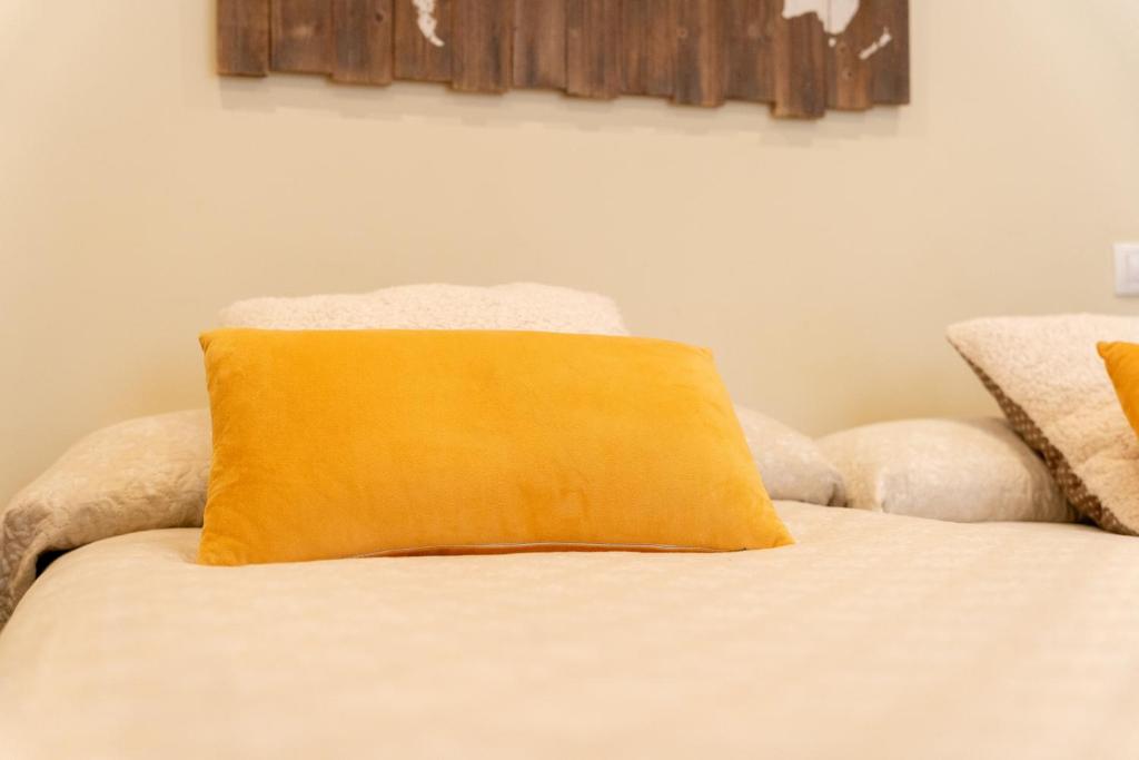 Postel nebo postele na pokoji v ubytování Casa rural MAZA especial grupos