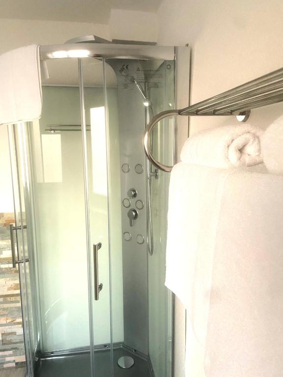 Koupelna v ubytování Hotel 22