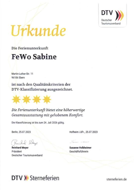 Fotografie z fotogalerie ubytování FeWo Sabine v destinaci Ebern