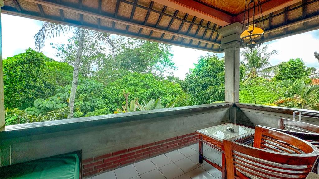 Balkón nebo terasa v ubytování Garden View Ubud