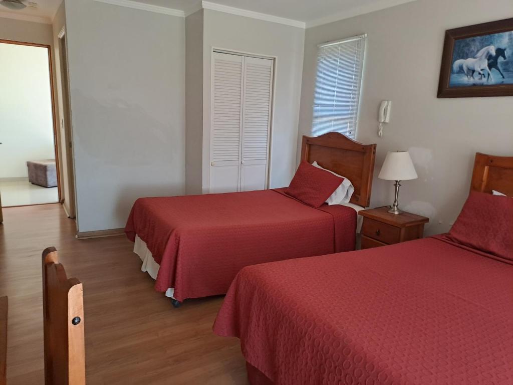Letto o letti in una camera di Hotel Solaris