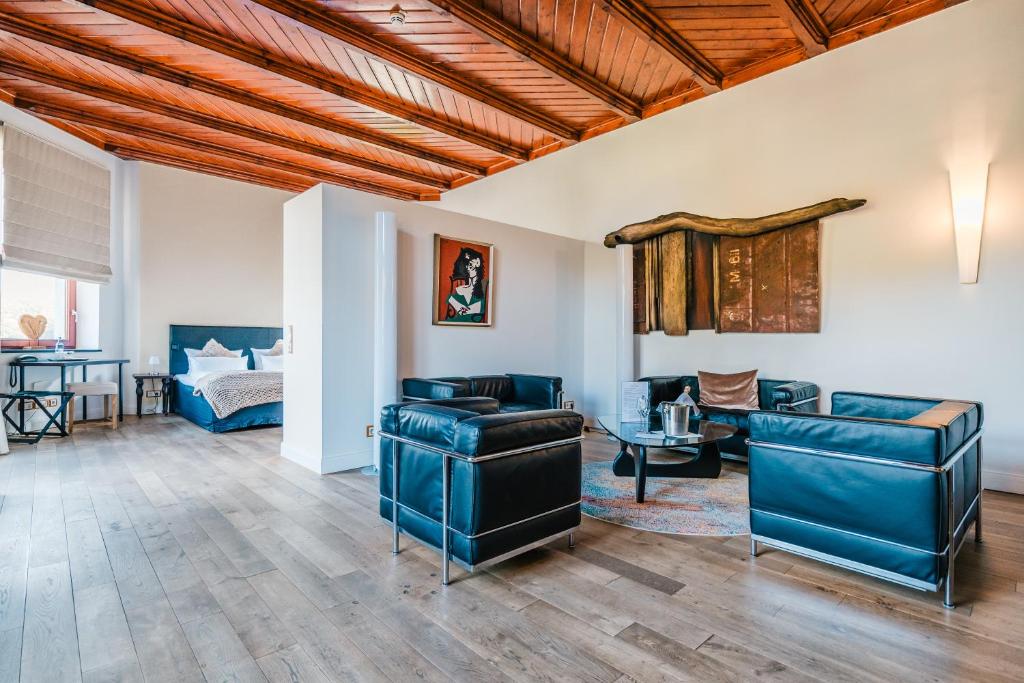 Posezení v ubytování Romantik Hotel Schloss Ranzow