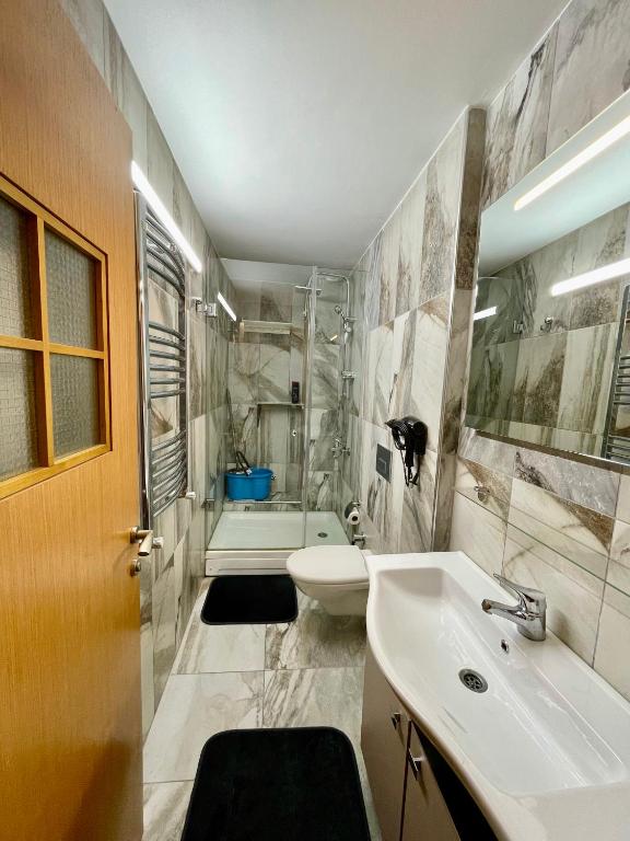 Koupelna v ubytování Unique/Cosy flat near Taksim/Nişantaşı
