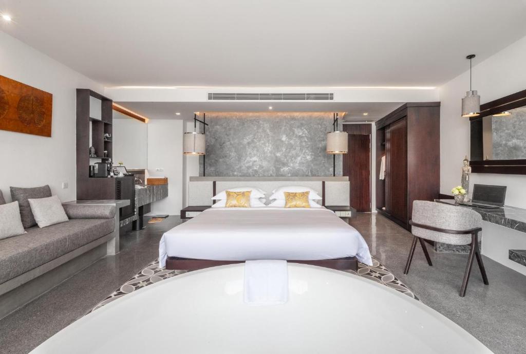 Postel nebo postele na pokoji v ubytování Hotel Vellita Siem reap