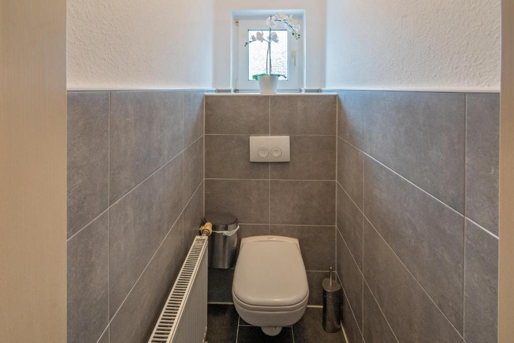 Koupelna v ubytování Ferienhaus Heimatdock