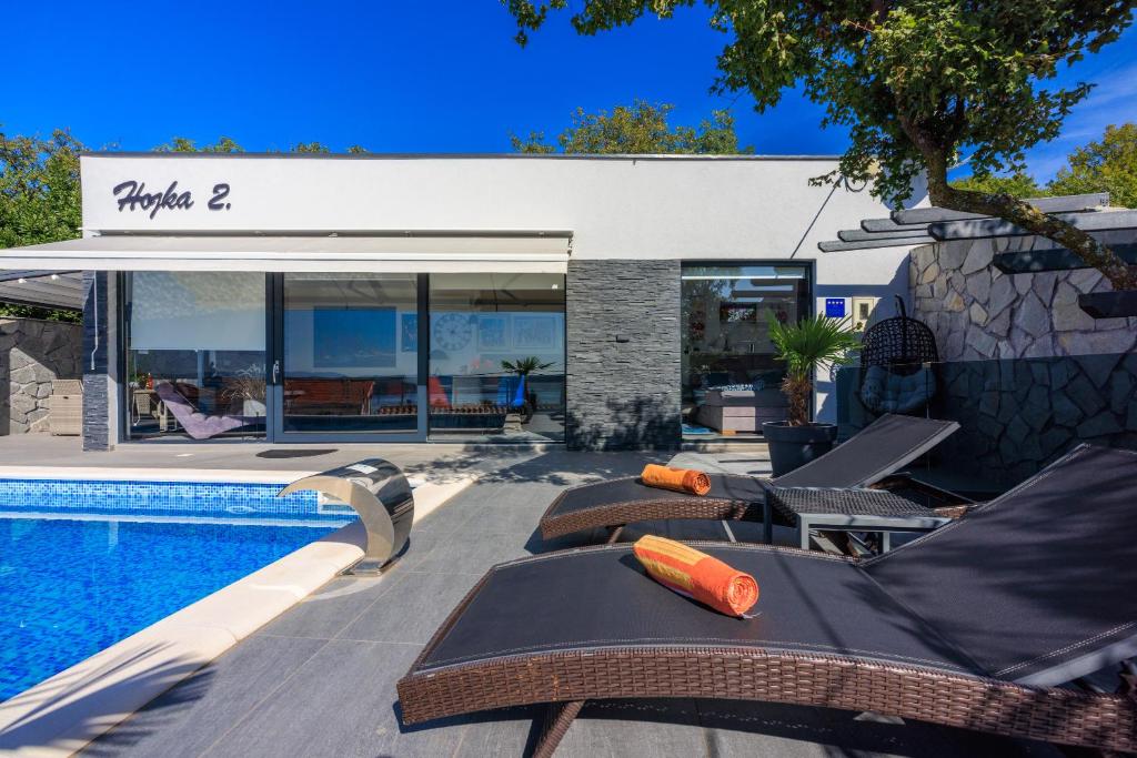Bazén v ubytování Holiday home Hojka 2 nebo v jeho okolí
