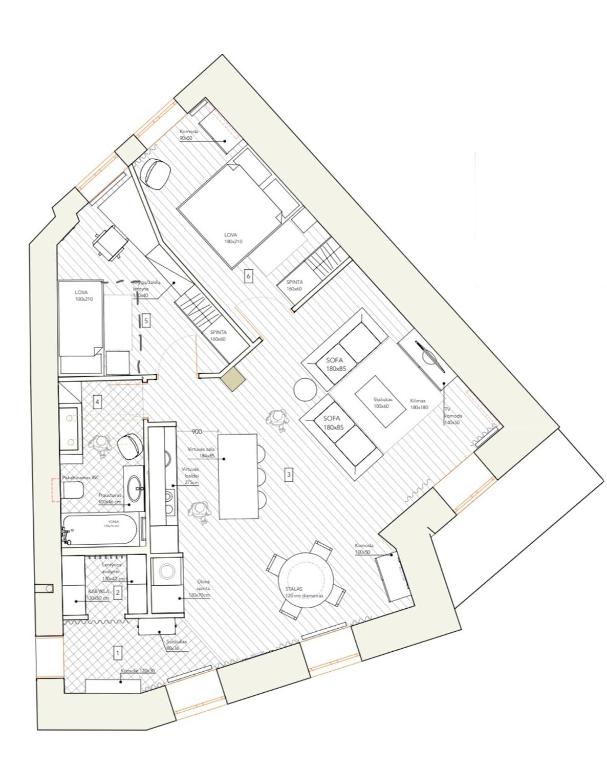 Luxury, comfort & quiet place next to Cathedral - Two Bedroom Apartment - Connecting Room