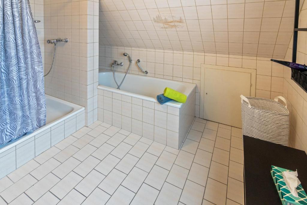 Koupelna v ubytování Ferienhaus Heimatdock