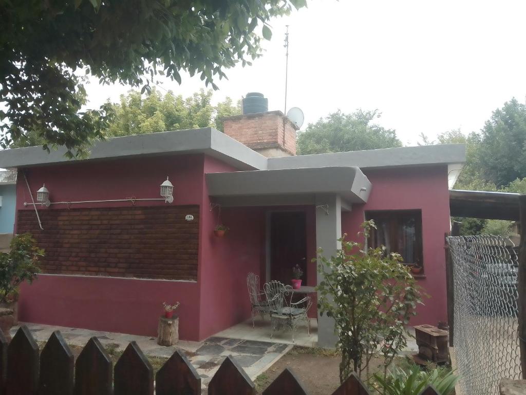 Bygningen som feriehuset ligger i