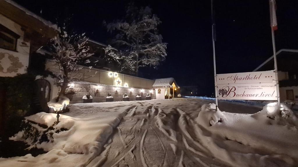 Aparthotel Buchauer-Tirol v zimě