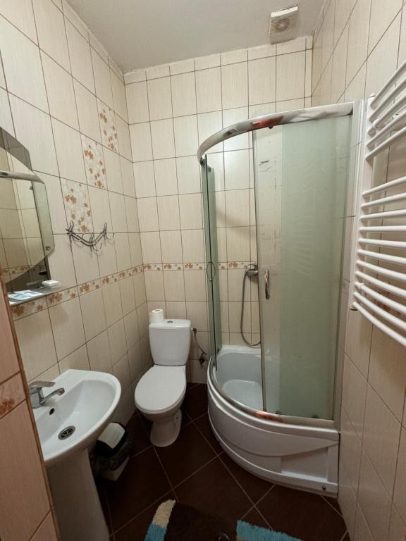 Koupelna v ubytování Лаціо
