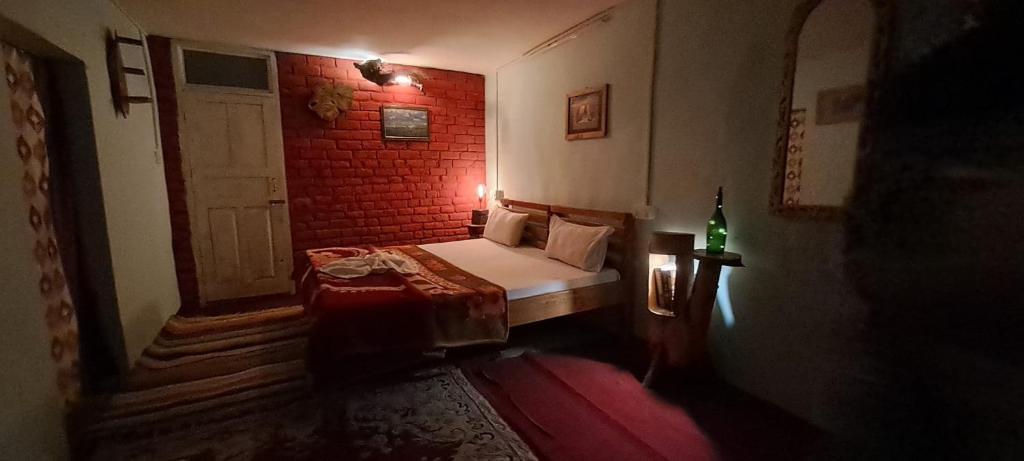 Postel nebo postele na pokoji v ubytování Leela Cottages