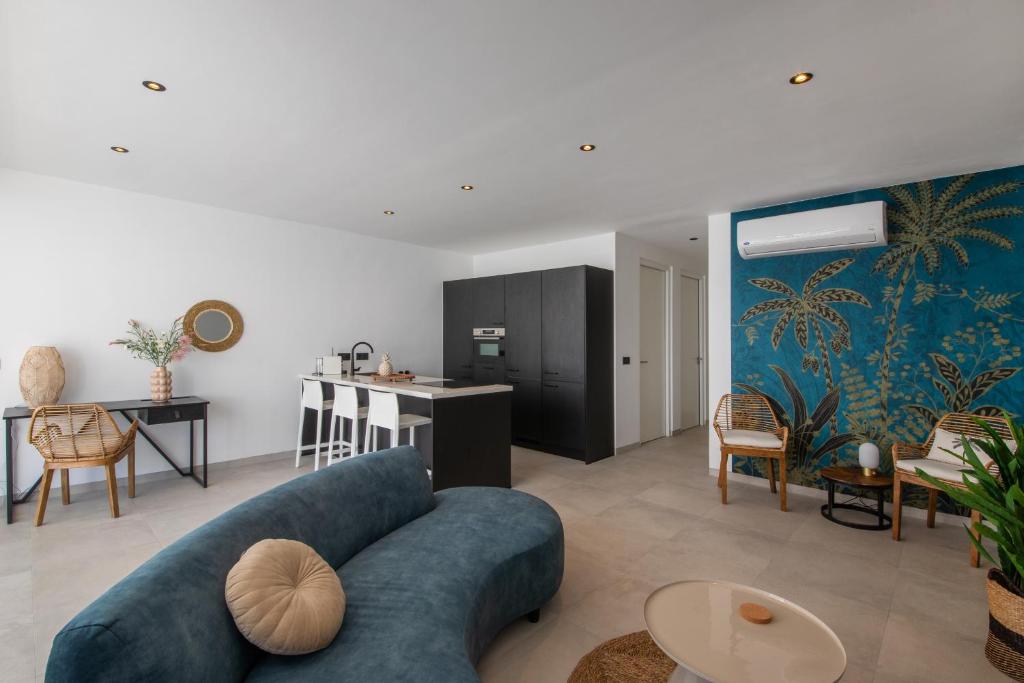 Kuchyň nebo kuchyňský kout v ubytování Oasis luxury apartment in Jan Thiel - close to the beach