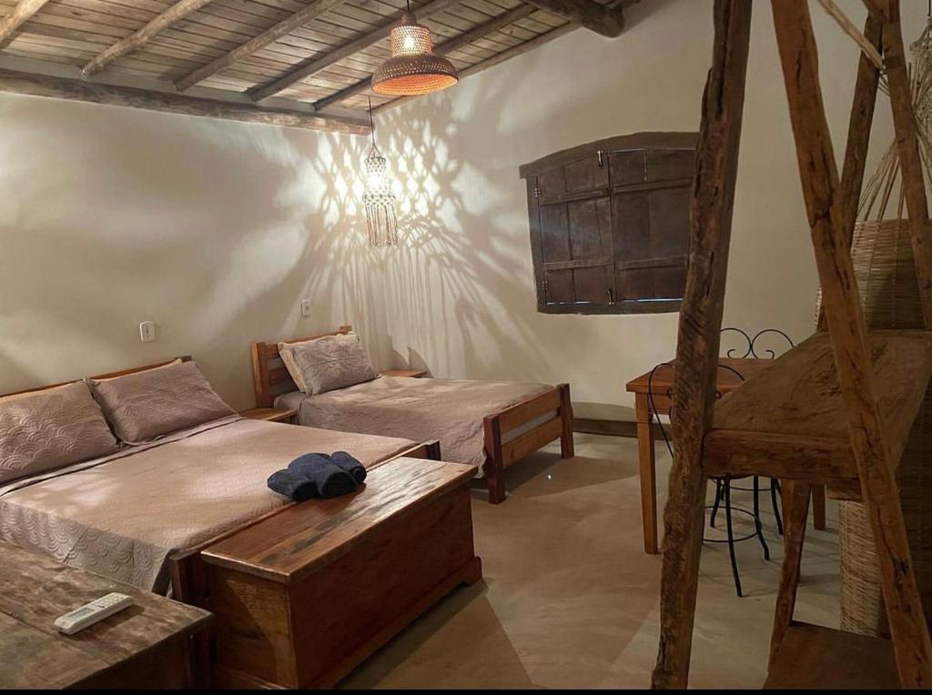 Llit o llits en una habitació de Casarão Caraíva