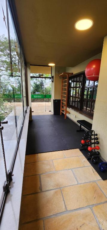 Fitness centrum a/nebo fitness zařízení v ubytování Residencial Vale Dourado