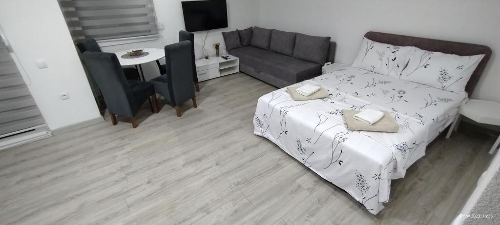 Postel nebo postele na pokoji v ubytování Soko apartments
