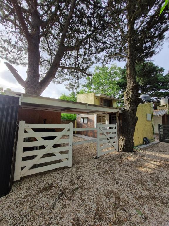 瑪斯德阿霍的住宿－La Serena，树屋前的白色围栏
