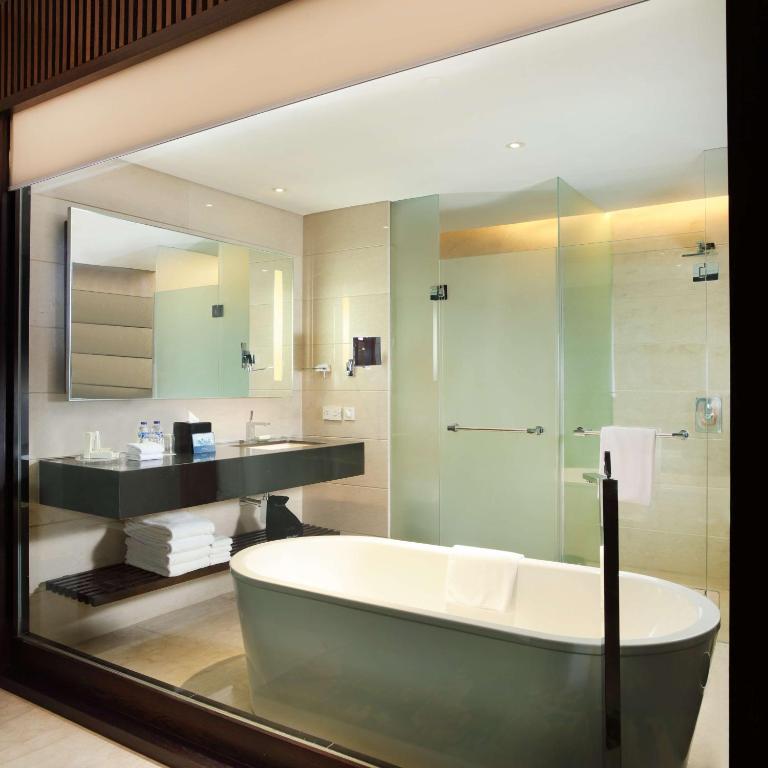 Koupelna v ubytování Hilton Bandung