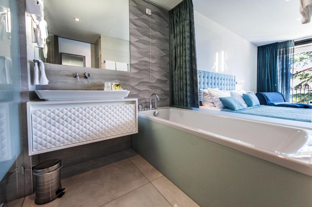 Ванная комната в Hotel Arupinum