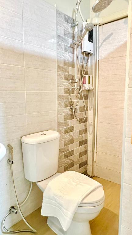 Koupelna v ubytování Muji Hotel KrabI