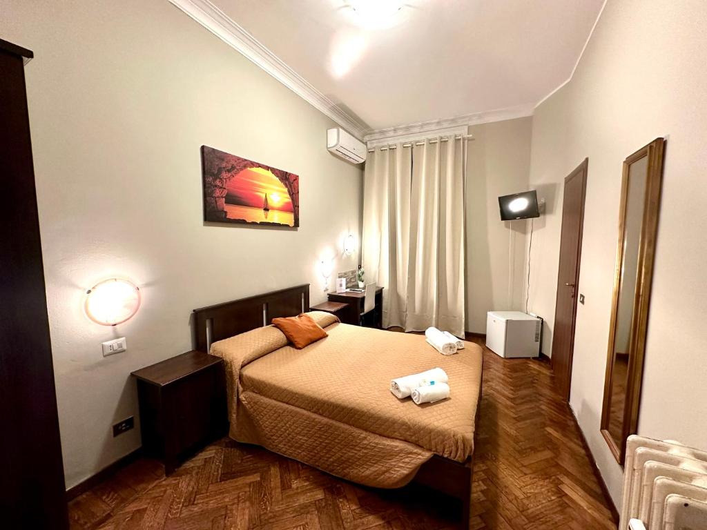 Carlo Goldoni Hotel客房内的一张或多张床位